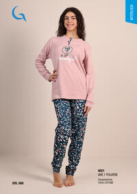 PIGIAMA RAGAZA M/L 4021 Tellini S.r.l. Wholesale Clothing